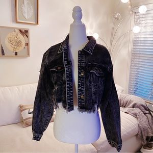 Fashion Nova Cropped Denim Jacket